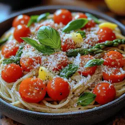 As the days become longer and the air turns warmer, spring brings a renewed sense of freshness—especially in our kitchens. One dish that perfectly encapsulates this vibrant season is the Asparagus and Lemon Pasta. This delightful recipe combines the tender crunch of asparagus with the zesty brightness of lemon, creating a dish that is as refreshing as it is satisfying. Whether you're hosting a spring gathering or simply looking for a quick weeknight dinner, this pasta dish embodies the essence of spring cuisine.