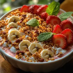 In recent years, smoothie bowls have taken the breakfast scene by storm, becoming a popular choice for health-conscious individuals and food enthusiasts alike. This vibrant and visually appealing dish combines the goodness of smoothies with an artful presentation, offering a delightful way to start your day. The Berry Delight Smoothie Bowl stands out not only for its stunning array of colors but also for its rich nutritional profile, making it an ideal option for those seeking a healthy breakfast or snack.