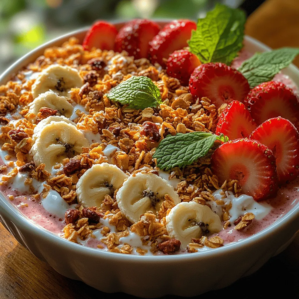 In recent years, smoothie bowls have taken the breakfast scene by storm, becoming a popular choice for health-conscious individuals and food enthusiasts alike. This vibrant and visually appealing dish combines the goodness of smoothies with an artful presentation, offering a delightful way to start your day. The Berry Delight Smoothie Bowl stands out not only for its stunning array of colors but also for its rich nutritional profile, making it an ideal option for those seeking a healthy breakfast or snack.