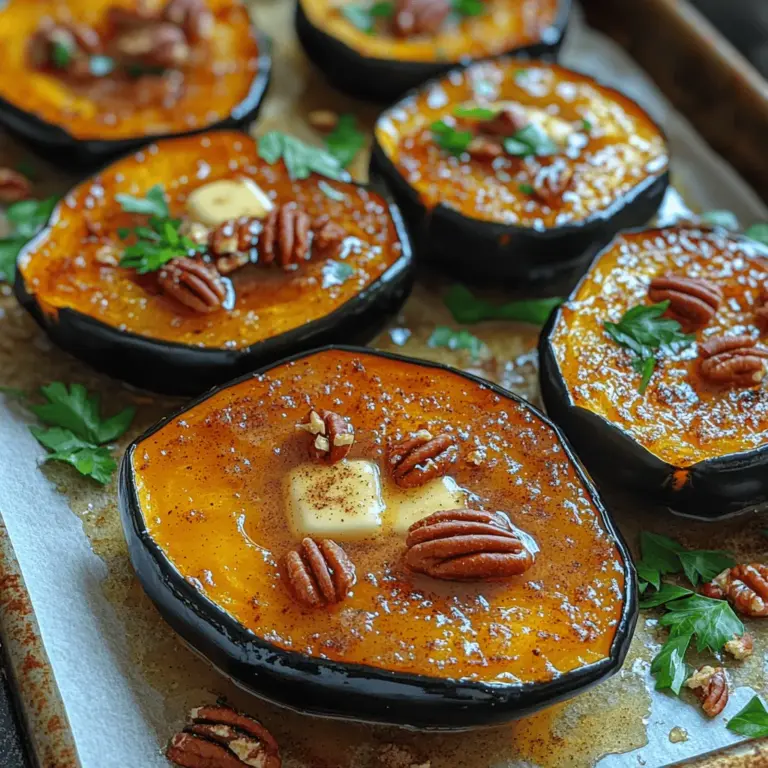 As the leaves turn golden and the air becomes crisp, kitchens across the country begin to fill with the warm, inviting scents of autumn. One dish that perfectly encapsulates the essence of this season is Roasted Acorn Squash with Maple Glaze. This delightful recipe not only highlights the rich flavors associated with fall but also celebrates the vibrant produce that defines this time of year. Acorn squash, with its sweet, nutty taste and unique shape, becomes a star ingredient in many autumnal dishes.
