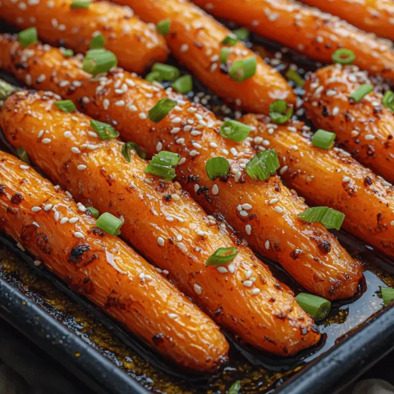 Are you in search of a side dish that’s both simple and bursting with flavor? Look no further than Spicy Sweet Sriracha Honey Carrots. This delightful recipe combines the natural sweetness of carrots with the heat of Sriracha, creating a perfect balance between sweet and spicy that will elevate any meal. Whether you're serving it at a family dinner or bringing it to a potluck, these carrots are sure to impress and leave your guests craving more.
