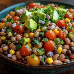 Cowboy Caviar is a vibrant and flavorful dish that has captured the hearts—and taste buds—of many food lovers across the United States. Originating from the Southwestern region, this colorful salsa-like salad combines a variety of fresh ingredients that celebrate the bold flavors and diverse culinary traditions found in this area. Often enjoyed as a healthy appetizer or a party favorite, Cowboy Caviar is perfect for summer gatherings, barbecues, and potlucks, where it can be served alongside tortilla chips, tacos, or as a topping for grilled meats.