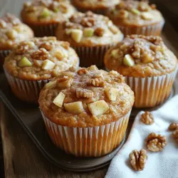 There is something inherently comforting about the aroma of freshly baked muffins wafting through the kitchen. Cozy Apple Cinnamon Oat Muffins encapsulate that warmth and nostalgia, promising a delightful start to your day or the perfect snack for an afternoon break. Imagine biting into a fluffy, moist muffin, where the sweet, tart essence of apples mingles seamlessly with the warm spice of cinnamon, all while enjoying the wholesome goodness of oats. This recipe strikes the perfect balance of flavors and textures, making it a favorite among both muffin enthusiasts and those seeking healthier options.
