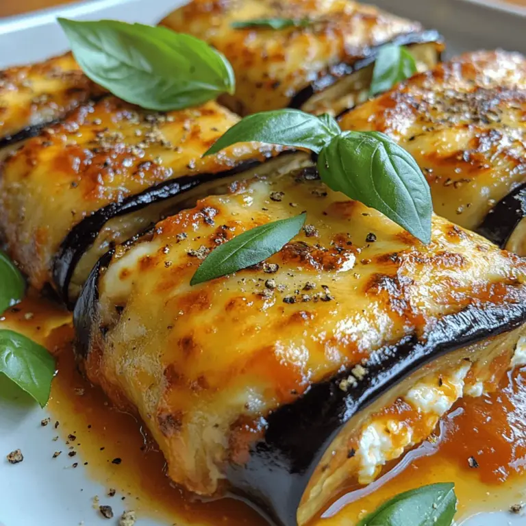 Welcome to a culinary adventure that will delight your taste buds and satisfy your comfort food cravings! Today, we’re diving into the world of Baked Eggplant Rollatini, a dish that brings together the rich flavors and hearty textures of Italian cuisine. Eggplant, often celebrated for its versatility, takes center stage in this recipe, transforming into delightful, rolled parcels filled with creamy cheese and savory herbs. This dish is not only a feast for the eyes but also a wholesome choice for those seeking a nutritious meal.