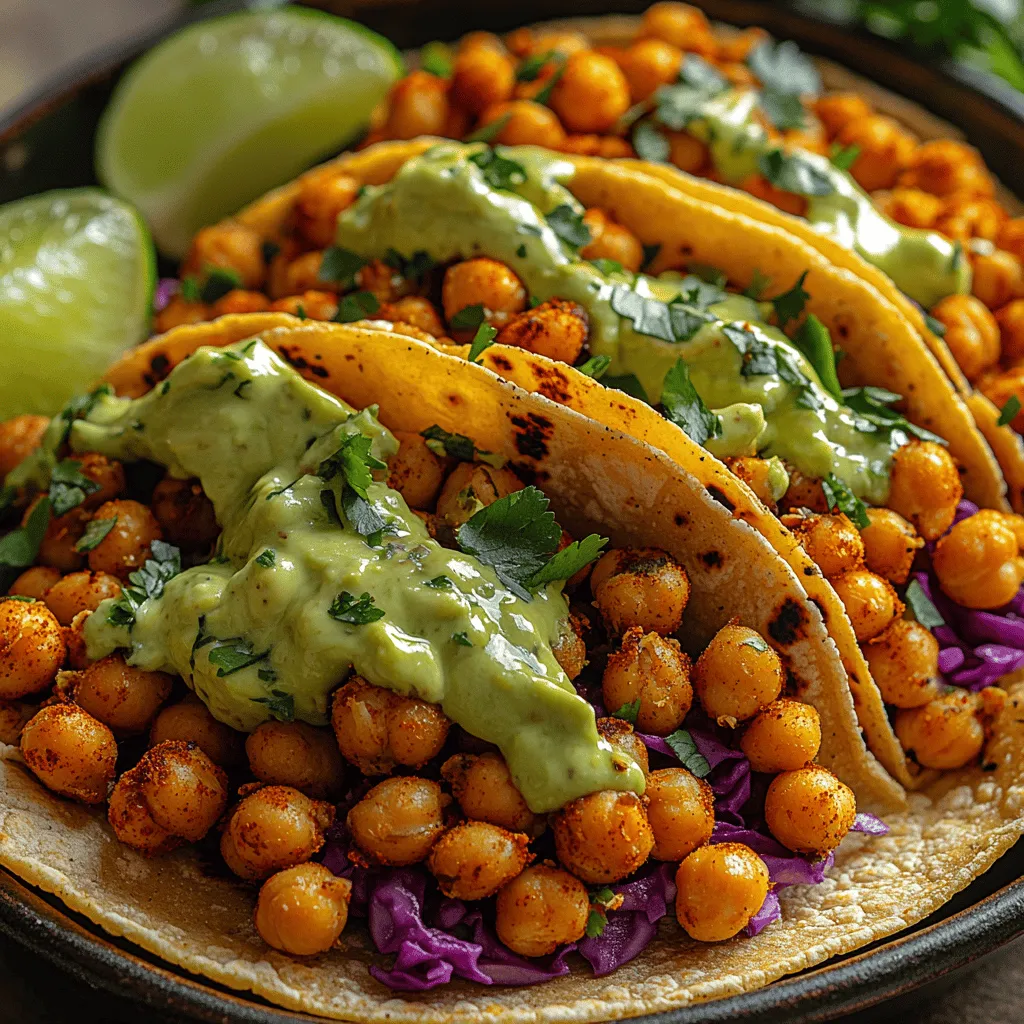 Are you craving a hearty and nutritious dish that is not only delicious but also caters to a variety of dietary preferences? Look no further than these crunchy chickpea tacos topped with creamy avocado sauce. This vibrant recipe merges the wholesome goodness of chickpeas with the rich creaminess of avocados, creating a meal that is both satisfying and health-conscious. Ideal for a quick weeknight dinner or a casual gathering, these tacos are sure to impress family and friends alike.