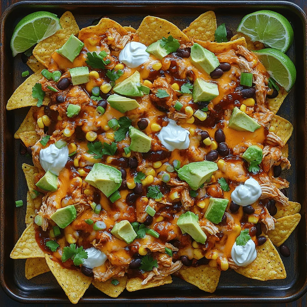 The star of our BBQ Pulled Chicken Nachos is, without a doubt, the shredded cooked chicken. You can choose from various options to suit your needs and preferences: