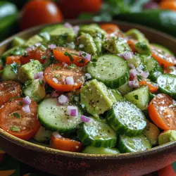 Salads play a crucial role in maintaining a balanced diet. They are not only a source of essential vitamins and minerals but also provide a refreshing way to enjoy a variety of flavors and textures. As we aim to incorporate more fresh produce into our meals, the importance of selecting the right ingredients becomes paramount. One salad that stands out for its vibrant colors, delightful crunch, and powerful nutrition is the Refreshing Garden Bliss Salad.