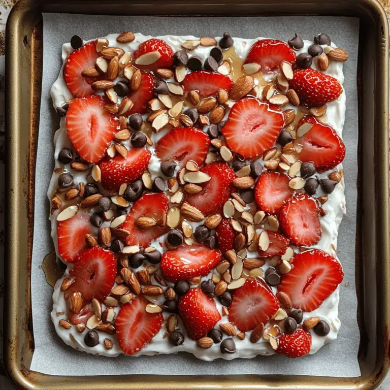To create the perfect Strawberry Dream Yogurt Bark, it’s essential to understand the key ingredients that bring this recipe to life. Each component not only contributes to the flavor and texture but also enhances the overall health benefits of the snack.