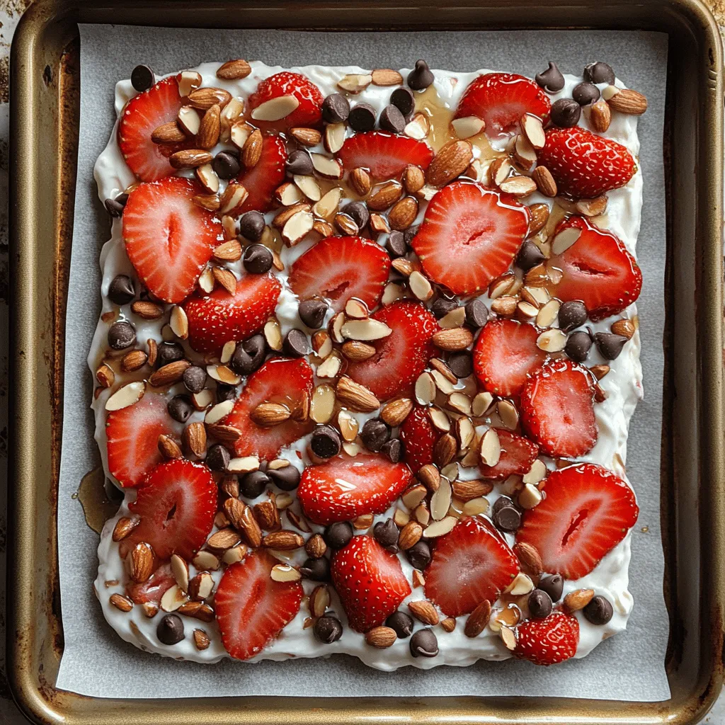 To create the perfect Strawberry Dream Yogurt Bark, it’s essential to understand the key ingredients that bring this recipe to life. Each component not only contributes to the flavor and texture but also enhances the overall health benefits of the snack.