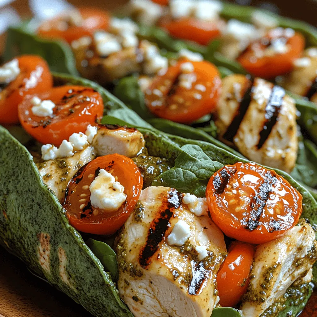 To craft the perfect Grilled Chicken Pesto Wraps, it’s essential to understand the key ingredients that contribute to their flavor and nutrition. Each component plays a vital role in the overall dish, so let’s take a closer look at what goes into these wraps.