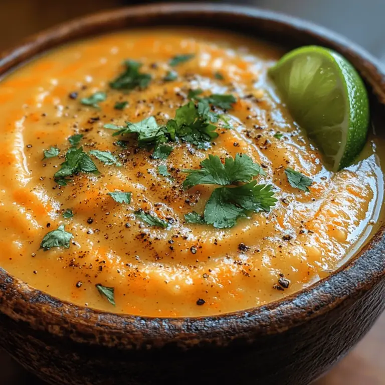To create the perfect Carrot Ginger Bliss Soup, understanding each ingredient's role is essential. Let’s explore the key components that make this soup not just delicious, but also nourishing.