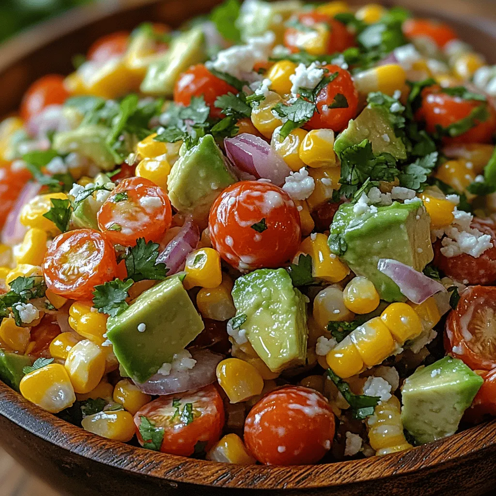 Understanding the roots of the Fiesta Corn Salad can enrich our appreciation for this dish. The salad draws significant inspiration from Mexican cuisine, where corn is a staple ingredient beloved for its sweetness and versatility. Corn has been a fundamental part of Mesoamerican culture for thousands of years, and it continues to play a key role in various culinary traditions today.