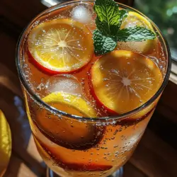As the warm sun graces us with its presence, there’s nothing quite like a refreshing drink to quench your thirst and brighten your day. Sparkling Peach Lemonade is the perfect choice for summer gatherings, providing a delightful blend of sweetness and tartness that revitalizes the senses. This invigorating beverage highlights the best of seasonal ingredients, particularly ripe, juicy peaches and zesty lemons. The combination of these flavors creates a drink that is not only delicious but also visually stunning, making it an ideal centerpiece for any occasion.