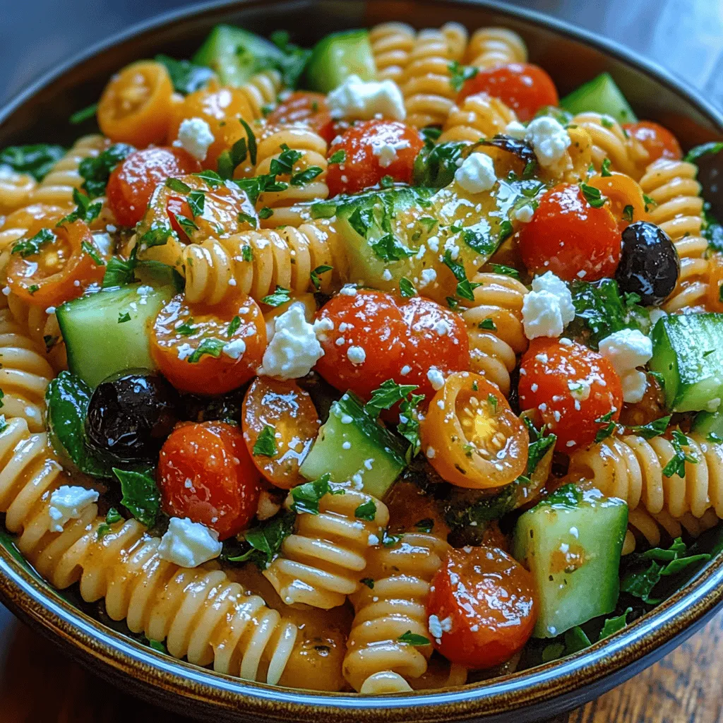 If you're looking for a refreshing and nutritious dish that can be enjoyed any time of the year, the Chilled Spinach Feta Delight is the perfect choice. This vibrant salad combines the crispness of fresh vegetables, the creaminess of feta cheese, and the satisfying texture of pasta, creating a dish that is as visually appealing as it is delicious. Whether served as a side at your next barbecue or as a main course for a light lunch, this delightful recipe is versatile enough to fit various occasions.