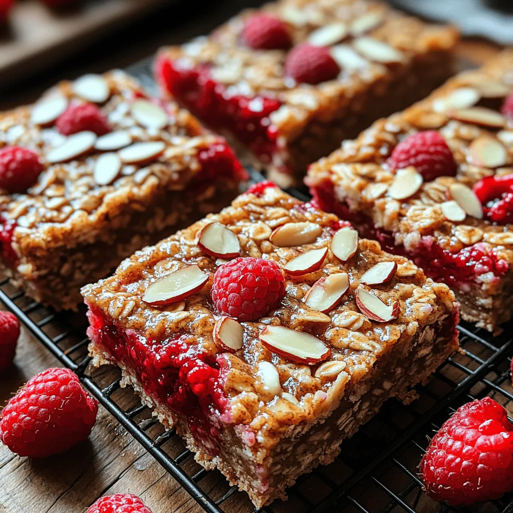Raspberry Almond Bliss Bars are a delightful fusion of flavors and textures that promise to tantalize your taste buds. These bars combine the sweet and slightly tart notes of fresh raspberries with the nutty richness of almond flour and almond butter. Each bite is a perfect balance of chewy oats, creamy nut butter, and juicy berries, making them an irresistible snack or dessert option perfect for any time of day.