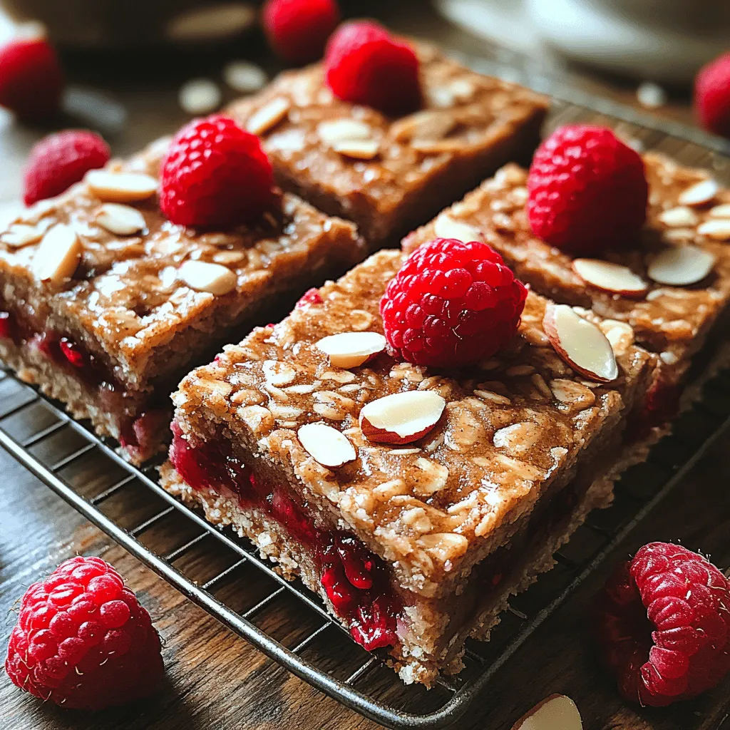 Raspberry Almond Bliss Bars are a delightful fusion of flavors and textures that promise to tantalize your taste buds. These bars combine the sweet and slightly tart notes of fresh raspberries with the nutty richness of almond flour and almond butter. Each bite is a perfect balance of chewy oats, creamy nut butter, and juicy berries, making them an irresistible snack or dessert option perfect for any time of day.