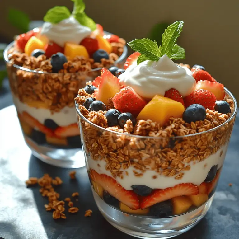 As the days grow longer and the sun shines brighter, there's nothing quite as refreshing as a vibrant, delicious Summer Fruit Yogurt Parfait. This delightful treat captures the essence of summer in every spoonful, combining creamy yogurt, luscious seasonal fruits, and crunchy granola for a symphony of flavors and textures. Perfect for breakfast, a snack, or even dessert, these parfaits are not only visually appealing but also incredibly nutritious.