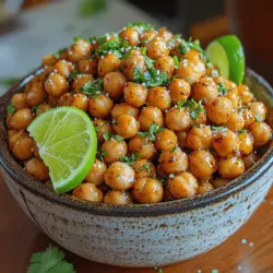 In the quest for delicious and healthy snack options, Zesty Chili Lime Roasted Chickpeas stand out as a favorite. These crispy legumes are not only bursting with flavor but also provide a nutritious alternative to traditional snacks. Whether you're looking for a mid-afternoon pick-me-up or a crunchy topping for your salads, roasted chickpeas offer a satisfying crunch that is hard to resist. Rich in protein and fiber, chickpeas are an excellent choice for those looking to maintain a balanced diet while enjoying a guilt-free treat.