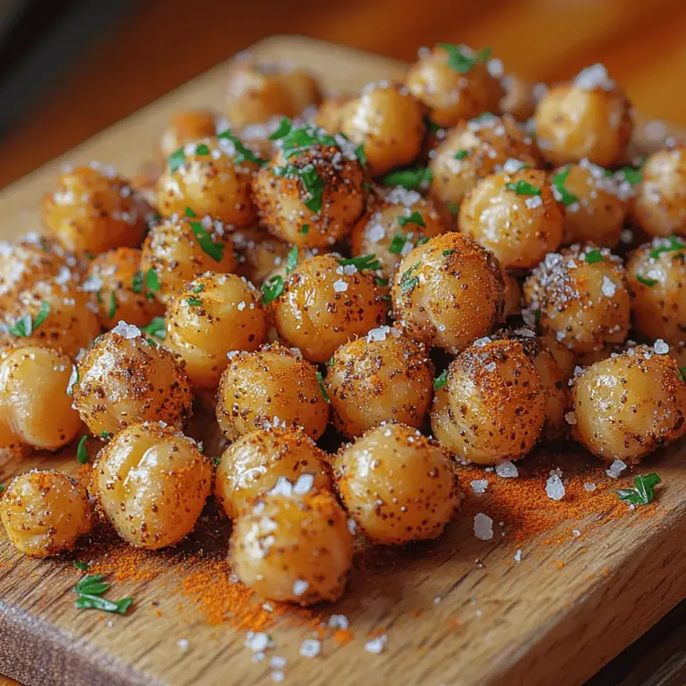 In the world of healthy snacking, few options rival the delightful crunch and flavor of roasted chickpeas. Often overlooked, chickpeas, or garbanzo beans, are a powerhouse of nutrition and flavor. This versatile legume not only offers a satisfying texture but also boasts a wealth of nutrients, making it a perfect alternative to traditional snacks such as chips or pretzels. As more people look to incorporate healthier options into their diets, roasted chickpeas have surged in popularity, and for good reason.