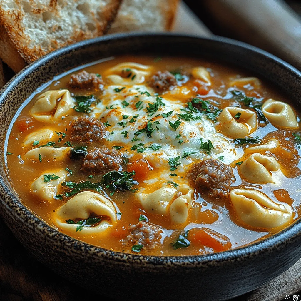 There's something inherently comforting about a warm bowl of soup, especially as the seasons change and cooler weather sets in. Soups have long been celebrated in comfort food culture for their warmth, heartiness, and ability to bring people together around the dining table. Among the myriad of soup options, the Cheesy Italian Sausage Tortellini Soup stands out as a delightful combination of flavors and textures that can satisfy even the heartiest of appetites.