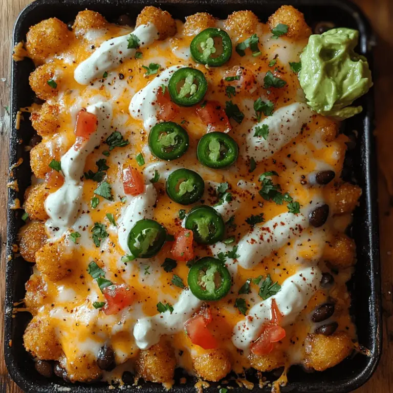 Are you looking for a dish that brings joy to both kids and adults alike? Look no further than the ultimate loaded nacho tater tots! This delightful creation combines the fun of crispy tater tots with the bold flavors of nachos, making it the perfect dish for parties, game nights, or even a quick family meal. With their golden, crunchy texture and a medley of toppings, loaded nacho tater tots are an irresistible comfort food that can easily steal the show.
