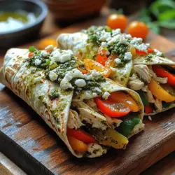 In today's fast-paced world, finding quick yet nutritious meal options can be a challenge. Enter the Pesto Chicken and Veggie Wraps, a delightful combination of flavors and textures that not only satisfies your hunger but also fuels your body with wholesome ingredients. This recipe is perfect for busy individuals or families looking for an easy lunch or dinner solution. With vibrant vegetables, tender chicken, and a hint of basil pesto, these wraps are as delicious as they are healthy.