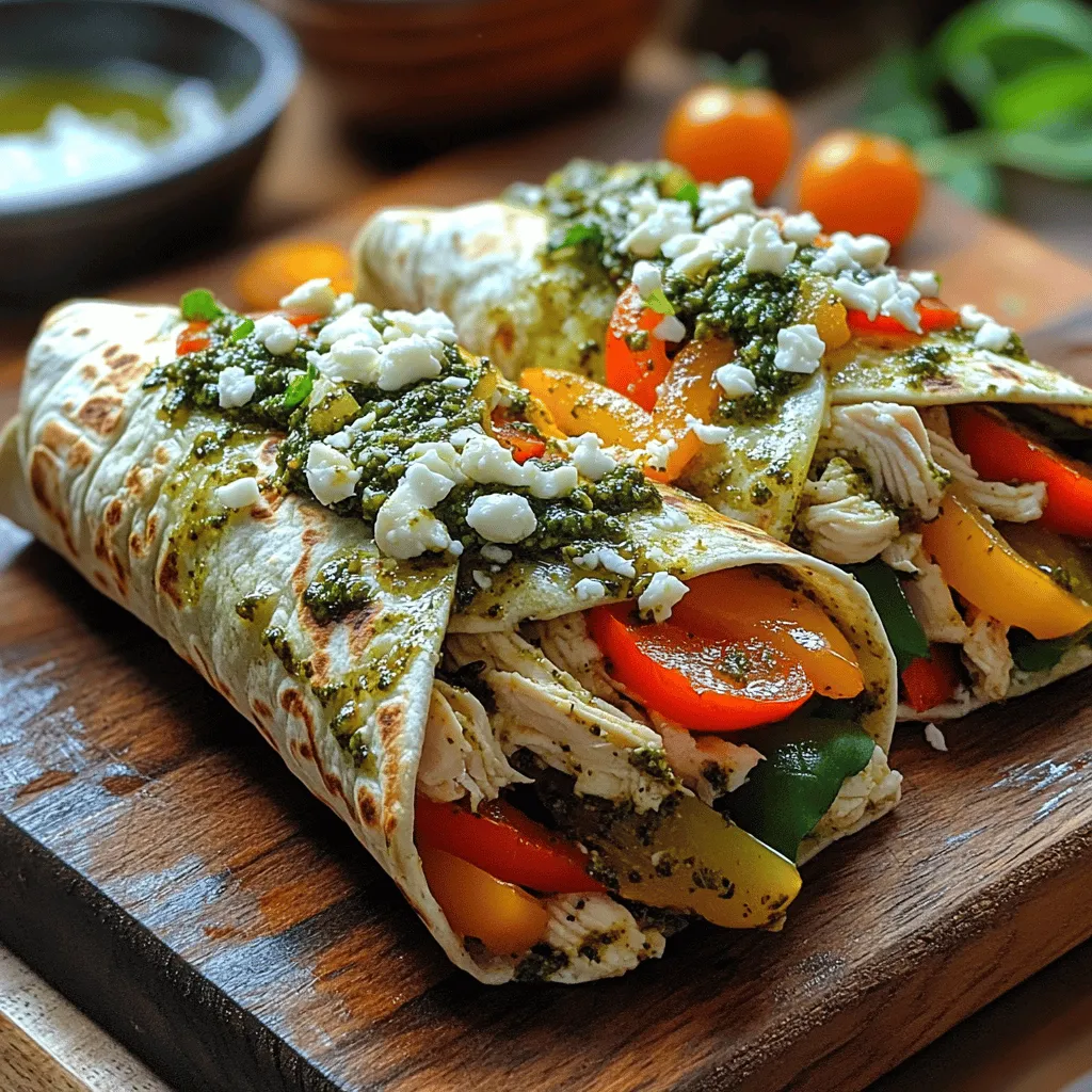 In today's fast-paced world, finding quick yet nutritious meal options can be a challenge. Enter the Pesto Chicken and Veggie Wraps, a delightful combination of flavors and textures that not only satisfies your hunger but also fuels your body with wholesome ingredients. This recipe is perfect for busy individuals or families looking for an easy lunch or dinner solution. With vibrant vegetables, tender chicken, and a hint of basil pesto, these wraps are as delicious as they are healthy.