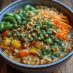 Creamy Thai Peanut Noodles is a dish that showcases the vibrant and diverse flavors of Thai cuisine. Known for its rich, creamy texture and a delightful balance of sweet, savory, and slightly spicy notes, this recipe is a favorite among many food enthusiasts. Whether you're a novice cook or a seasoned chef, this dish is not only easy to prepare but also incredibly satisfying. The combination of fresh vegetables, rice noodles, and a luscious peanut sauce makes it a wholesome option that appeals to a wide range of palates.