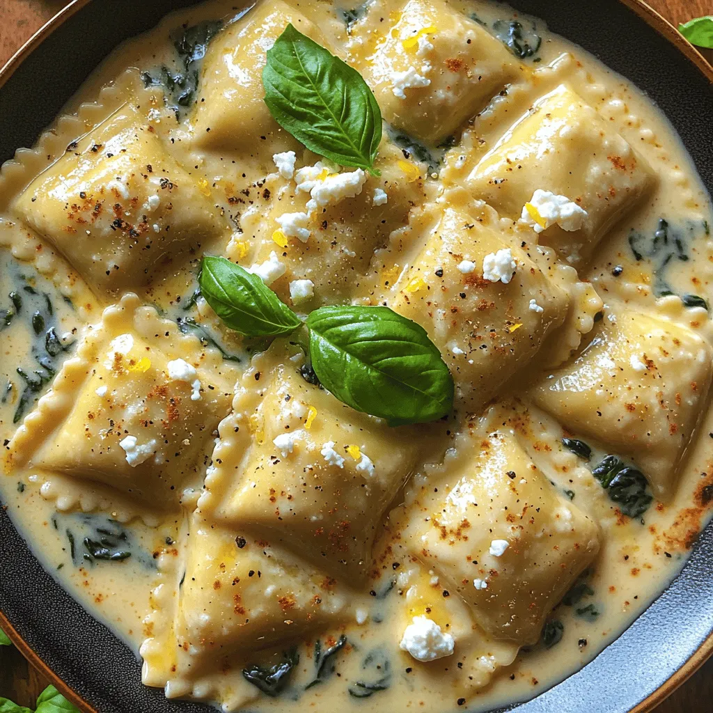 In the world of Italian cuisine, the right combination of ingredients can transform a dish from ordinary to extraordinary. Parmesan cheese, with its nutty and savory notes, adds an unparalleled depth of flavor to our creamy spinach cheese ravioli. This cheese, when freshly grated, not only enhances the richness of the dish but also introduces umami, making every bite a delightful experience.