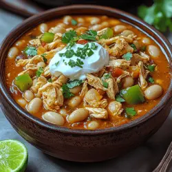 Cozy White Bean Chicken Chili Recipe