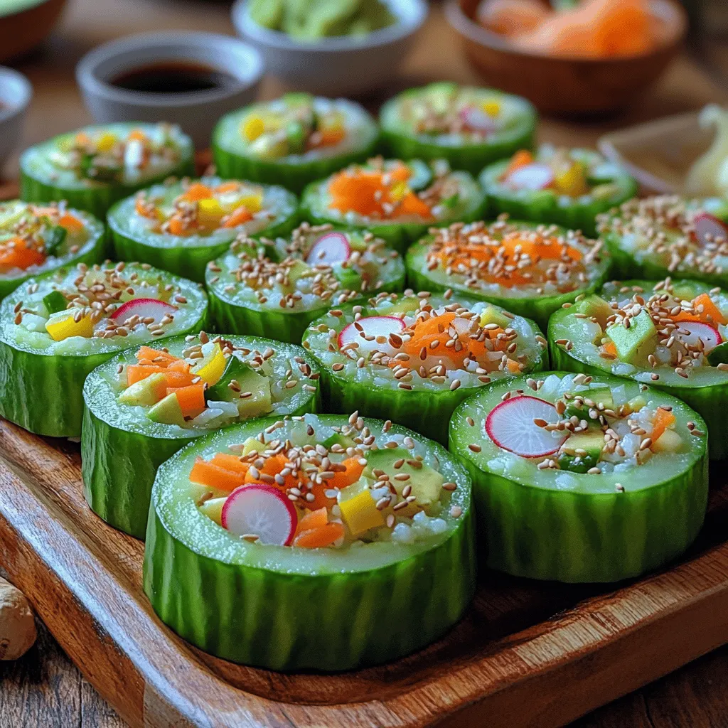 In recent years, sushi-inspired recipes have surged in popularity, captivating food enthusiasts across the globe. The traditional Japanese dish, once confined to sushi bars and fine dining restaurants, has found its way into home kitchens, prompting a wave of creative variations that cater to diverse dietary preferences. Among these innovative recipes, Crunchy Cucumber Sushi Bites stand out as a fresh and healthy alternative to conventional sushi rolls. These delightful bites not only offer a burst of flavor but also present an appealing option for vegans, gluten-free eaters, and anyone looking for light appetizers or snacks.