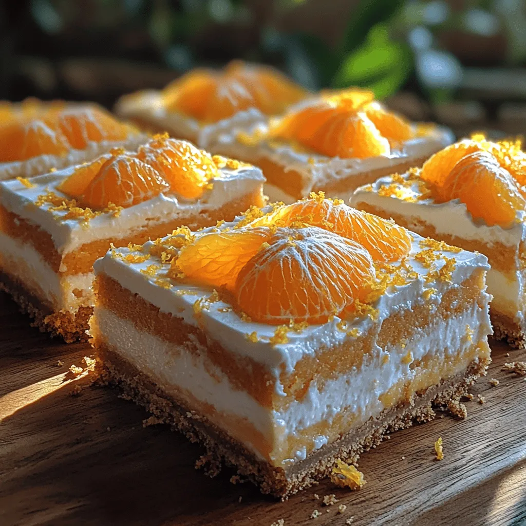 As the warm sun shines brightly and the days stretch longer, summer brings with it the sweet nostalgia of refreshing desserts that cool us down. Among these delights, few evoke as much fondness as the classic creamsicle, with its luscious orange flavor combined with a creamy vanilla center. The Silky Orange Creamsicle Bars take this beloved combination to a new level, transforming it into an easy-to-make, shareable treat that’s perfect for summer gatherings or a simple indulgence at home.