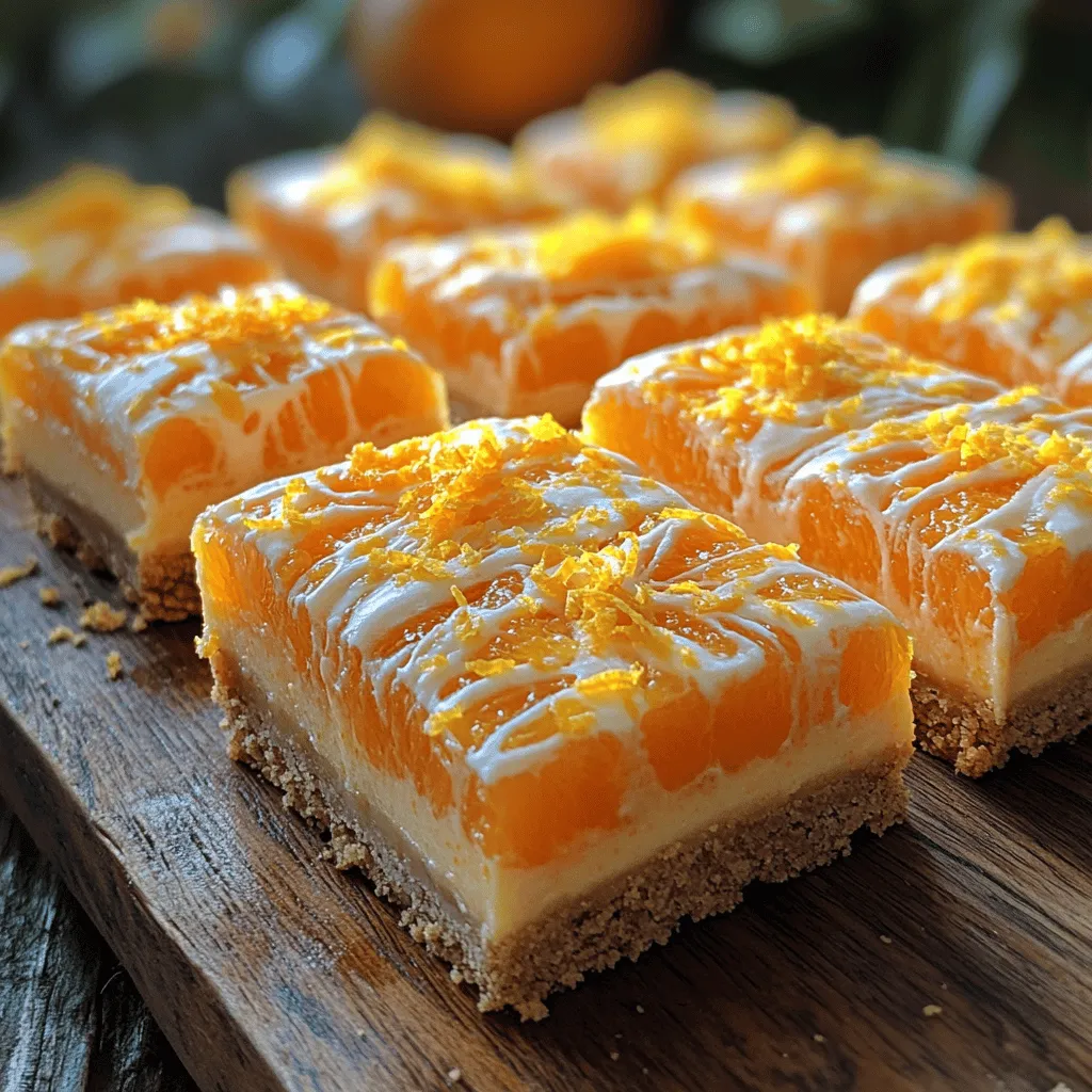 As the warm sun shines brightly and the days stretch longer, summer brings with it the sweet nostalgia of refreshing desserts that cool us down. Among these delights, few evoke as much fondness as the classic creamsicle, with its luscious orange flavor combined with a creamy vanilla center. The Silky Orange Creamsicle Bars take this beloved combination to a new level, transforming it into an easy-to-make, shareable treat that’s perfect for summer gatherings or a simple indulgence at home.