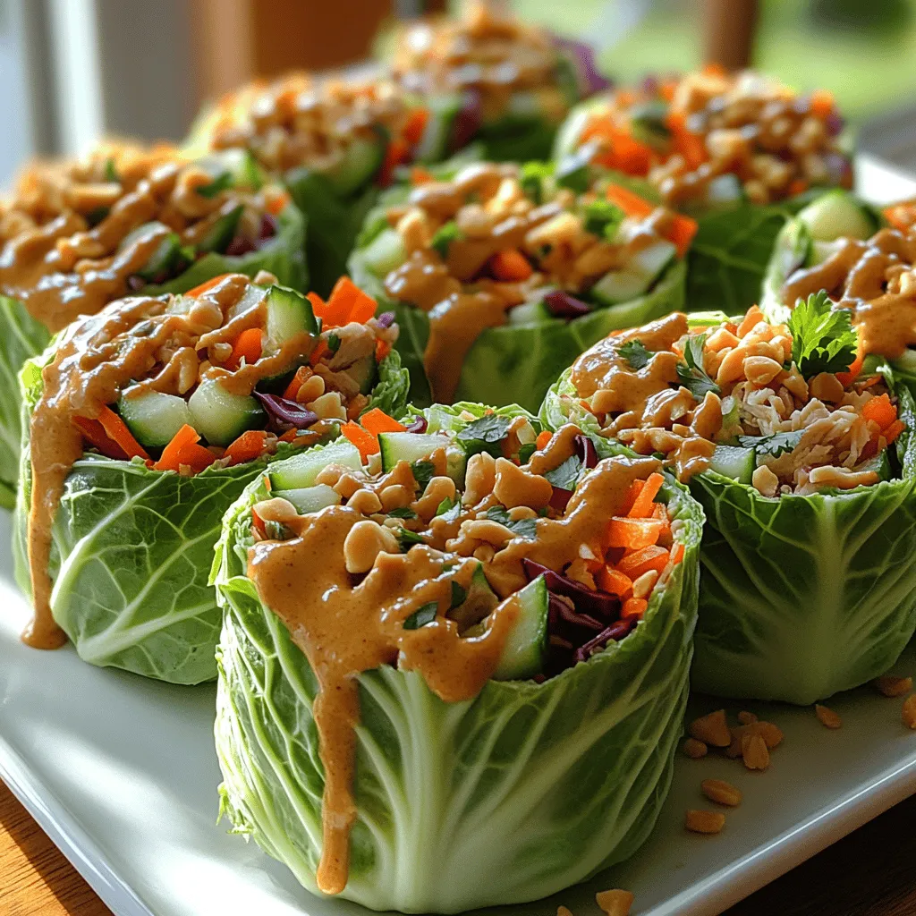 In recent years, the culinary world has witnessed an explosion of fresh and healthy wraps, reflecting a growing trend towards lighter, more nutritious meals. These wraps have become a staple in modern cuisine, appealing to both health-conscious eaters and those seeking exciting flavors. Among the myriad of options available, Crunchy Thai Peanut Cabbage Wraps stand out as a vibrant and nutritious dish that is both visually appealing and packed with flavor.