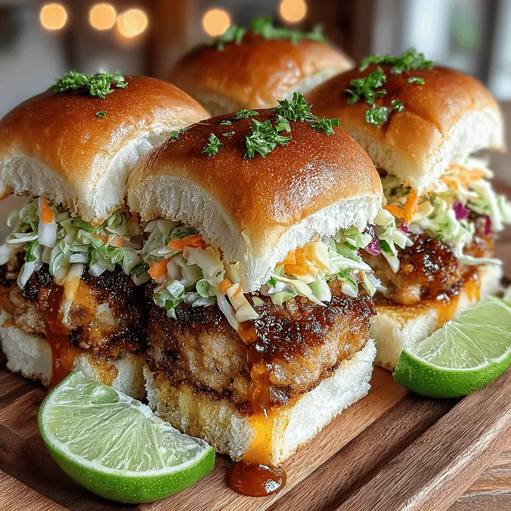 In recent years, sliders have emerged as a beloved meal option that combines convenience with creativity. These mini sandwiches are perfect for gatherings, parties, or even casual family dinners, allowing hosts and guests alike to indulge in a variety of flavors without the commitment of a full-sized sandwich. Among the myriad of slider options, Sriracha Lime Chicken Sliders stand out as a spicy and zesty alternative that tantalizes the taste buds. This recipe marries tender ground chicken with a vibrant blend of Sriracha and lime, harmonizing the heat of the sauce with the refreshing crunch of a homemade slaw.