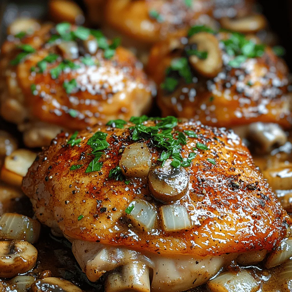 Indulging in a comforting, flavorful meal is one of life's simple pleasures, and this Creamy Mushroom Chicken Thighs recipe is the perfect embodiment of that. With succulent chicken thighs bathed in a rich, creamy mushroom sauce, this dish combines robust flavors and textures that are sure to delight your palate. Whether you're looking for a weeknight dinner to satisfy your family or a special dish to impress guests, this recipe will not disappoint. In this article, we will guide you through the preparation and cooking process, offering insight into the ingredients and techniques used to create this decadent meal.