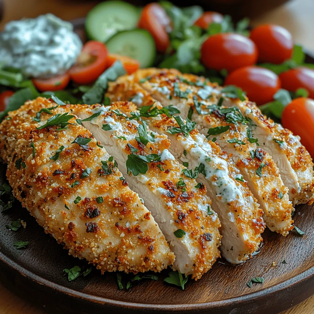 When it comes to creating a satisfying meal that is both healthy and flavorful, Crunchy Pita Crusted Chicken stands out as a perfect choice. This dish combines the lean protein of chicken with the wholesome goodness of whole wheat pita, resulting in a meal that is not only delicious but also packed with nutrients. The crispy pita crust adds a delightful crunch that elevates the chicken, making it appealing to both adults and children alike. Whether you're planning a family dinner, hosting friends, or searching for a quick weeknight meal, this recipe is versatile enough to fit any occasion.