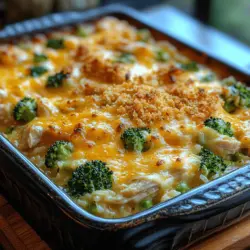 Cheesy Chicken Broccoli Rice Bake: A Comfort Food Classic