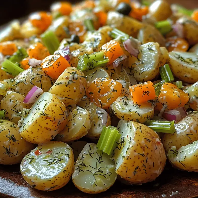 Once your potatoes have cooled to the perfect temperature, it's time to prepare the dressing that will elevate this potato salad to new heights. The base of our creamy dill pickle potato salad consists of mayonnaise and sour cream, which together create a rich, velvety texture that complements the potatoes beautifully.