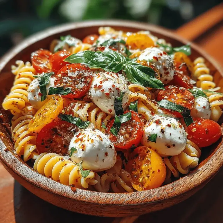 As the days grow longer and the sun shines brighter, the allure of summer gatherings becomes irresistible. One of the most beloved dishes for these warm occasions is pasta salad. Known for their versatility and ease of preparation, pasta salads can be tailored to suit any palate or dietary need, making them a go-to choice for picnics, barbecues, and family gatherings. Among the myriad of pasta salad variations, the Sun-Kissed Caprese Pasta Salad stands out as a vibrant and refreshing option, perfectly capturing the essence of summer.