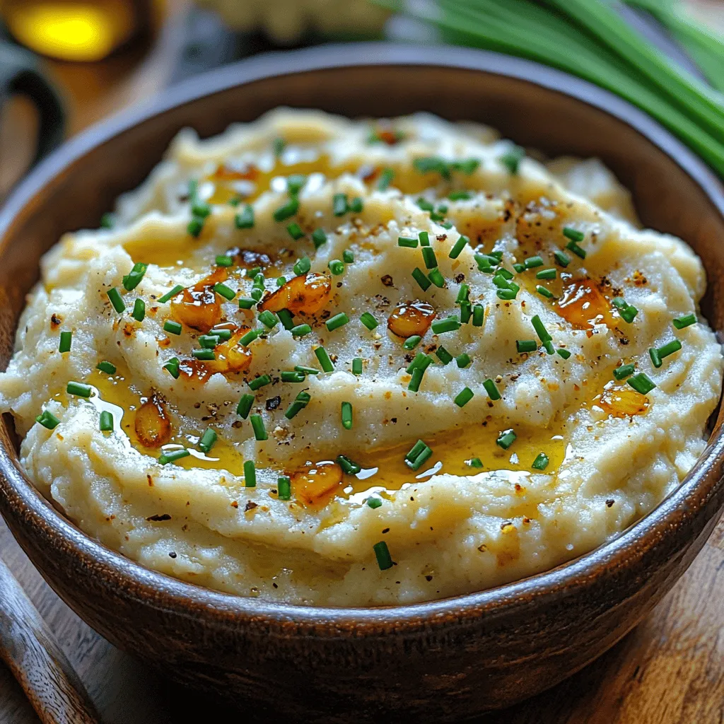 Heavenly Creamy Garlic Cauliflower Mash is a delectable and nutritious alternative to traditional mashed potatoes, perfect for those looking to indulge in comfort food without the added carbs. This dish has gained popularity not only among health-conscious eaters but also among anyone seeking a rich and creamy side dish that complements a variety of main courses. The creamy texture and robust garlic flavor make it an excellent accompaniment to roasted meats, grilled vegetables, and even as a base for savory sauces.