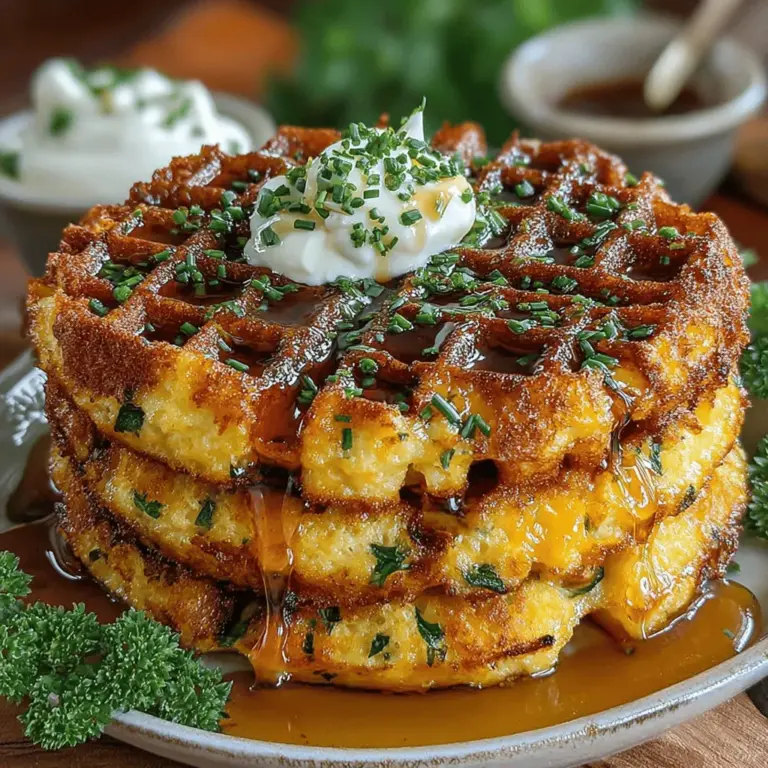 When it comes to breakfast, few dishes are as comforting and satisfying as waffles, but have you ever considered transforming cornbread into this beloved morning staple? Enter Cheddar Jalapeño Cornbread Waffles—a delightful fusion that combines the rich, sweet flavor of cornbread with the sharpness of cheddar and a spicy kick from fresh jalapeños. This innovative recipe brings a unique twist to your brunch table, seamlessly blending traditional Southern cornbread with the decadent fluffiness of waffles.
