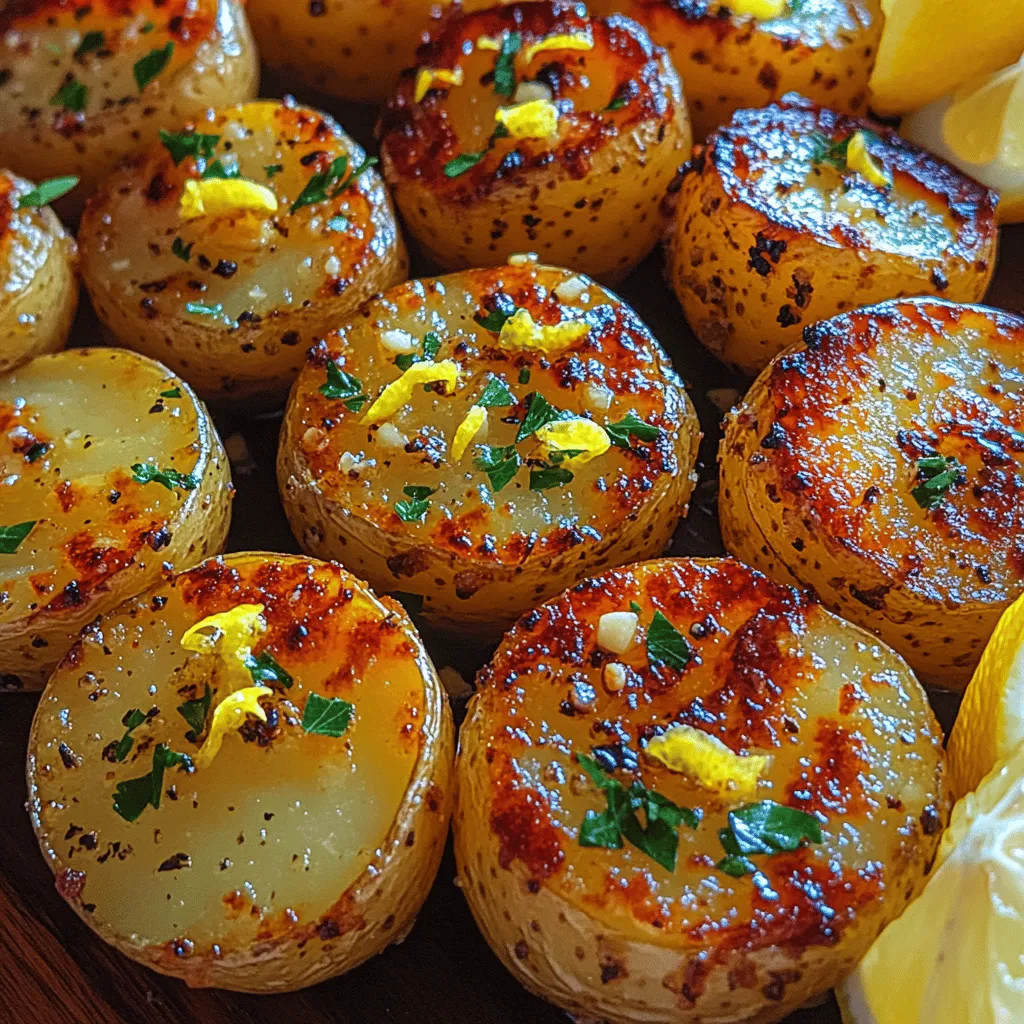 Crispy potatoes are a beloved staple in many cuisines around the world, cherished for their delightful texture and versatility as a side dish. Whether served alongside a juicy steak, grilled chicken, or a vibrant salad, they bring a comforting yet exciting element to any meal. Among the myriad of potato recipes available, Zesty Crispy Lemon Garlic Potatoes stand out for their unique flavor profile that artfully blends the tangy brightness of lemon with the robust aroma of garlic. This combination not only enhances the natural earthiness of the potatoes but also elevates them to a dish that can steal the spotlight on any dinner table.