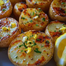 Crispy potatoes are a beloved staple in many cuisines around the world, cherished for their delightful texture and versatility as a side dish. Whether served alongside a juicy steak, grilled chicken, or a vibrant salad, they bring a comforting yet exciting element to any meal. Among the myriad of potato recipes available, Zesty Crispy Lemon Garlic Potatoes stand out for their unique flavor profile that artfully blends the tangy brightness of lemon with the robust aroma of garlic. This combination not only enhances the natural earthiness of the potatoes but also elevates them to a dish that can steal the spotlight on any dinner table.