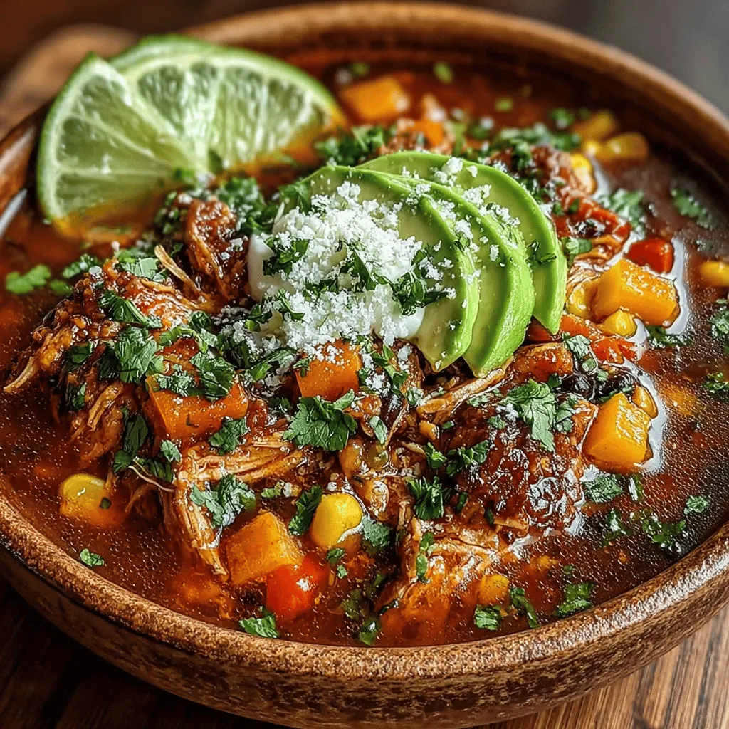Zesty Slow Cooker Chicken Fajita Chili