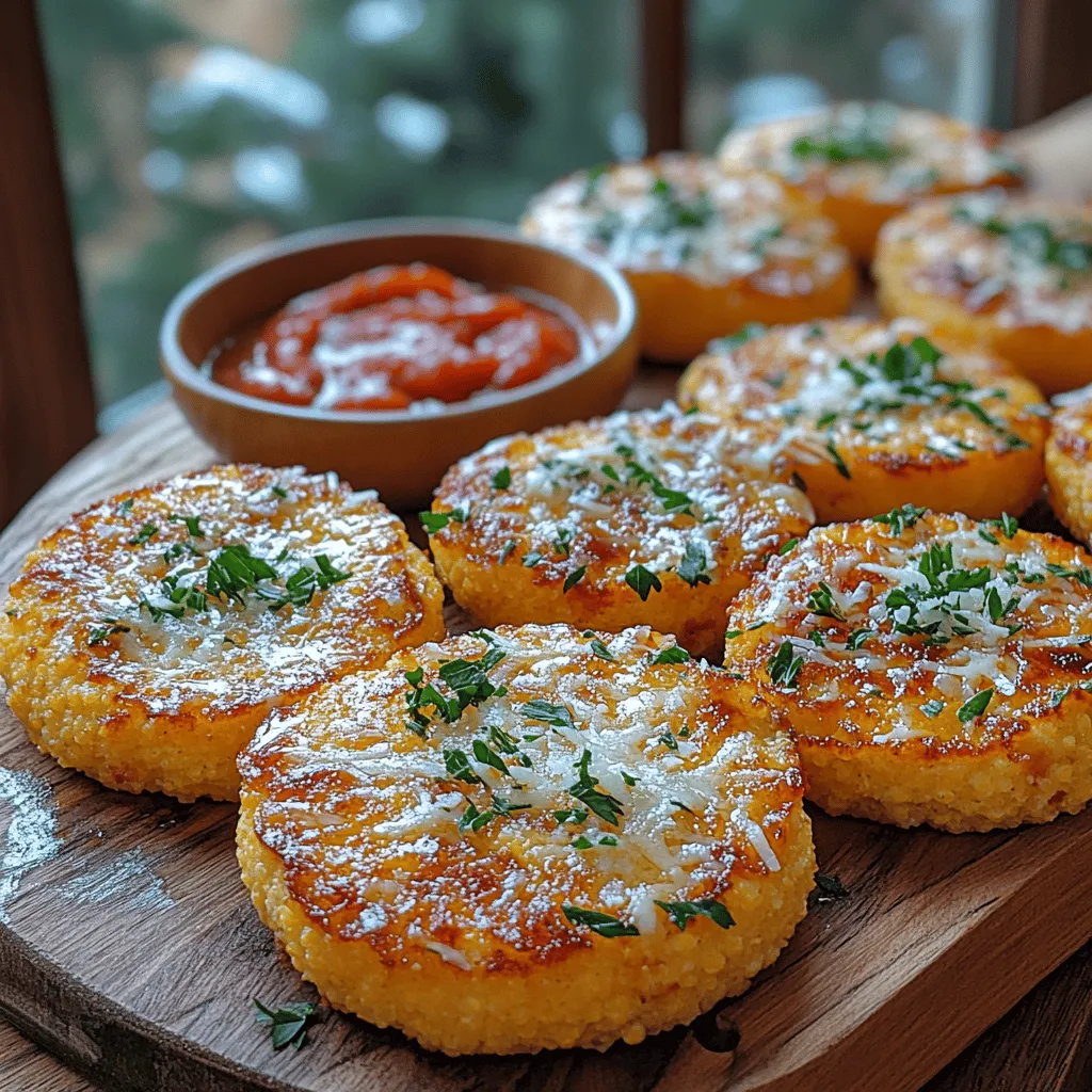 Polenta, a staple food in Italian cuisine, has gained popularity worldwide for its versatility and comforting qualities. Made from ground corn, polenta can be served in a variety of forms—creamy, baked, or fried—making it a fantastic canvas for flavor and texture. One of the most delightful ways to enjoy polenta is in the form of crispy Parmesan polenta rounds, an appetizer that perfectly balances crunchiness and cheesy goodness, making it a crowd-pleaser at any gathering.