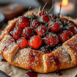 If you're on the lookout for a unique dessert that combines the sweetness of summer with a surprising kick, the Spicy Cherry Galette is the perfect choice. This delightful pastry showcases the vibrant flavors of fresh cherries and introduces an unexpected twist with a hint of cayenne pepper. The result? A mouthwatering treat that tantalizes the taste buds and leaves a lasting impression. This recipe not only highlights the seasonal bounty of cherries but also demonstrates how a dash of spice can elevate a traditional dish into something extraordinary.