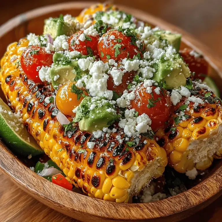 In the world of summer salads, few dishes can rival the vibrant flavors and textures of a Grilled Corn Salad with Feta and Zingy Lime Dressing. This delightful salad is more than just a side dish; it’s a celebration of fresh, seasonal ingredients that come together to create a medley of tastes perfect for any outdoor gathering or casual meal at home. The star of this dish, sweet corn, shines brightly alongside juicy cherry tomatoes, creamy avocado, and a refreshing lime dressing that adds a zingy kick. Not only is this salad a feast for the palate, but it’s also a nutritional powerhouse, packed with essential vitamins and minerals.