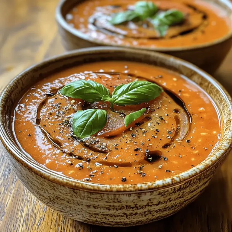 Comfort food holds a special place in our hearts and kitchens, providing warmth and solace in times of need. It transcends the mere act of eating, enveloping us in a sense of nostalgia and well-being. Among the myriad of comfort foods, roasted tomato soup stands out as a quintessential example, celebrated for its rich, satisfying flavors that evoke memories of home-cooked meals and cozy gatherings. This dish is not just a soup; it is a warm embrace in a bowl, capturing the essence of simplicity and nourishment.