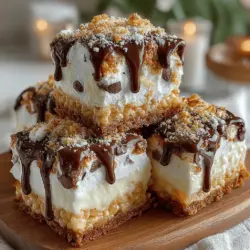 If you’ve ever experienced the joy of roasting marshmallows over a campfire, you’re likely familiar with the iconic combination of graham crackers, gooey marshmallows, and melted chocolate that creates the beloved treat known as s’mores. However, what if you could capture that same delightful flavor without the need for a campfire? Enter S’mores Delight: No-Bake Rice Krispie Treats—an innovative dessert that marries the nostalgic flavors of s’mores with the ease and convenience of a no-bake recipe. Perfect for warm summer days or quick sweet cravings, this treat not only satisfies your sweet tooth but also brings back fond childhood memories.